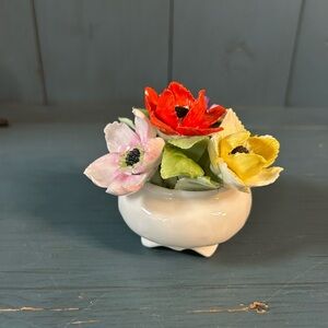 Vintage Royal Adderley Vibrant Floral Bouquet-Bone China